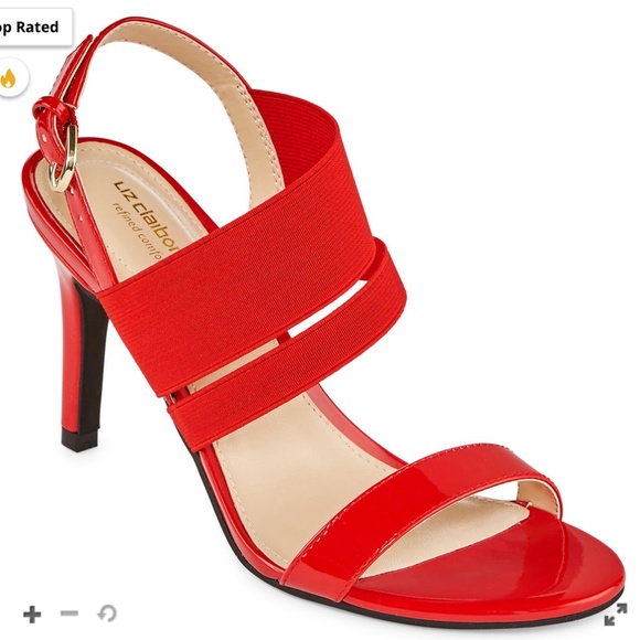 Liz Claiborne Shoes - Liz Claiborne Main Elastic Open Toe Block Heel NWT